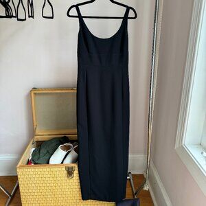 Black formal floor length dress